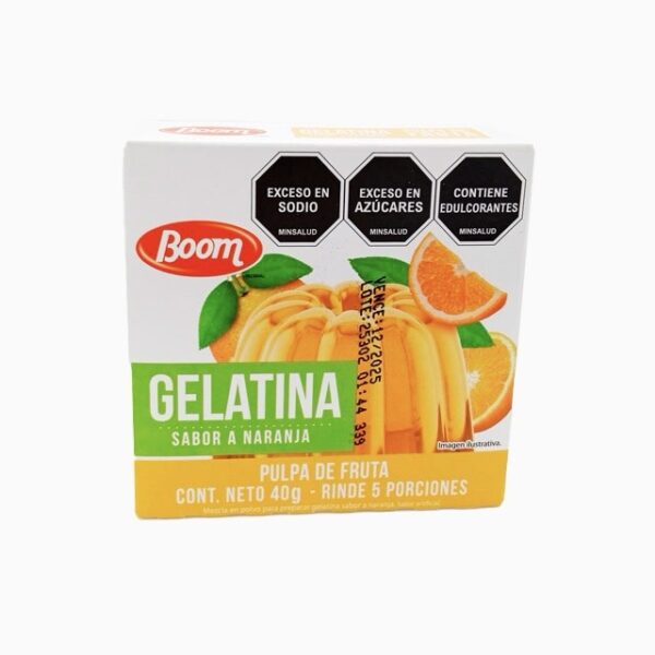 gelatina-naranja-1 Gelatina Boom sabor Naranja 40g