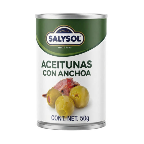 Aceitunas con Anchoas SALYSOL (50g)