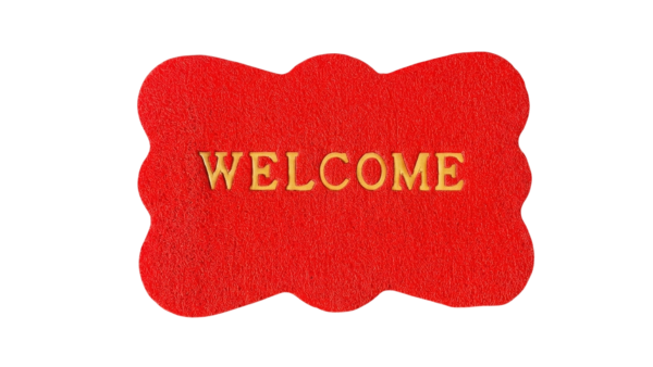 Alfombra de Entrada WELCOME Rojo Alfombra de Entrada WELCOME - Roja