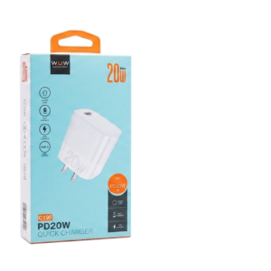 Cargador Rápido WUW PD 20W USB-C (Modelo C196)