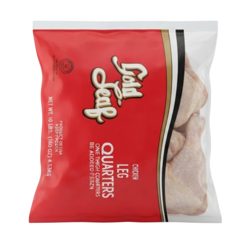 Paquete de Cuarto de Pollo Gold Leaf (10lb)