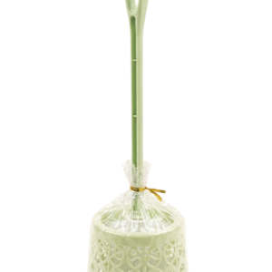 Escobilla de Baño con base Calada Verde-Photoroom Escobilla de Baño con base Calada
