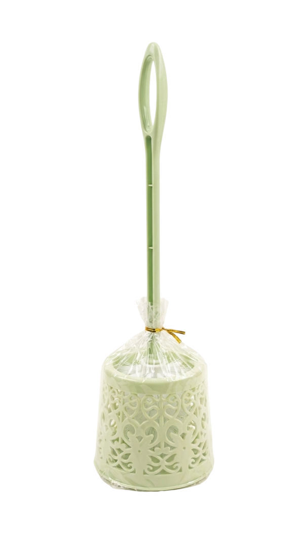 Escobilla de Baño con base Calada Verde-Photoroom Escobilla de Baño con base Calada