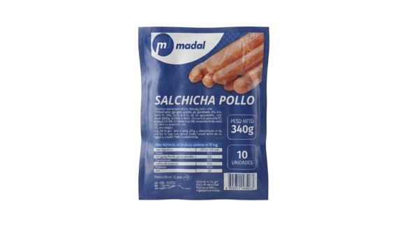 Salchicha de Pollo Madal (340g)