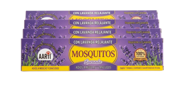 Incienso Repelente contra Mosquitos con Lavanda