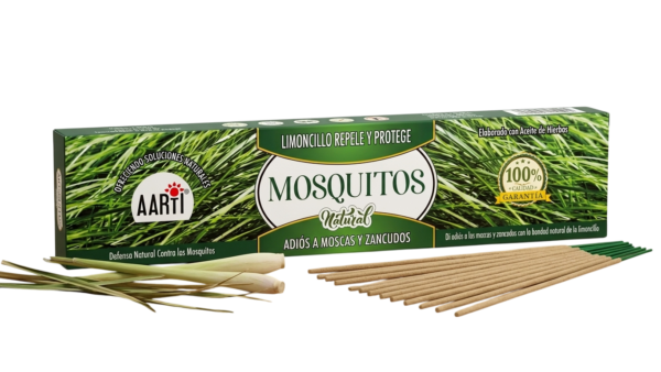 Incienso Repelente contra Mosquitos con Limoncillo
