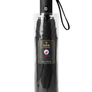 Sombrilla Plegable Compacta – Color Negro