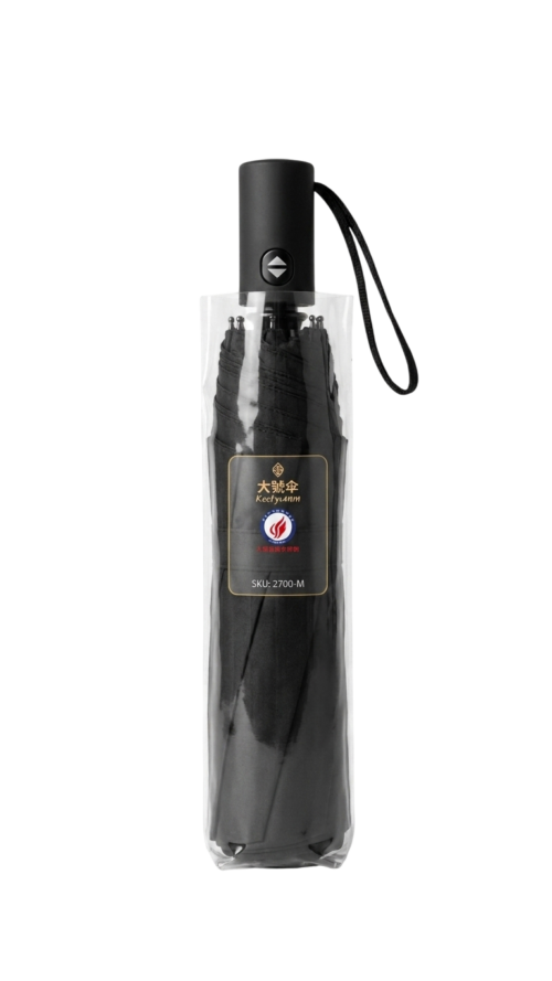 Sombrilla Plegable Compacta – Color Negro-Photoroom Sombrilla Plegable Compacta – Color Negro