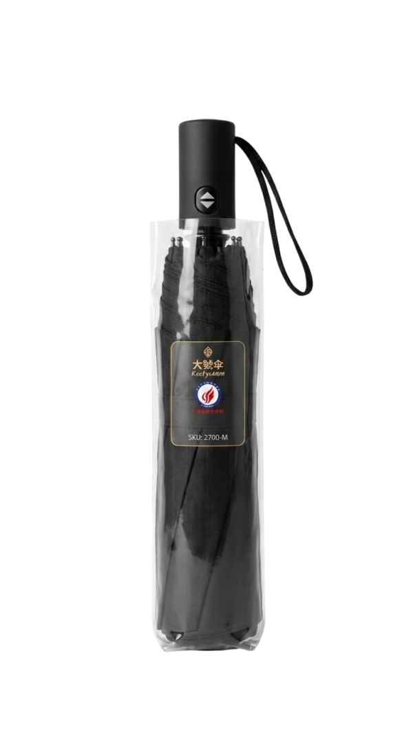 Sombrilla Plegable Compacta – Color Negro
